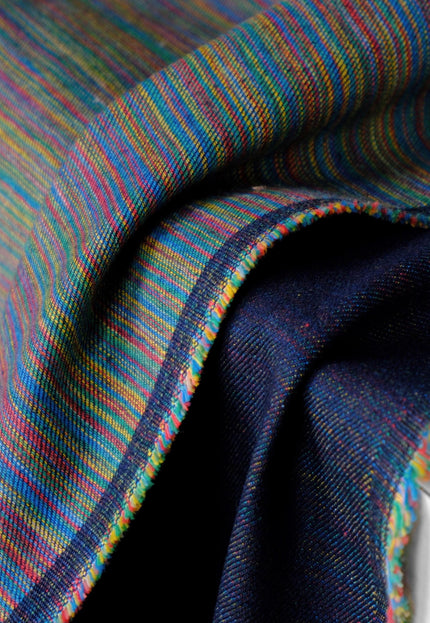 Rainbow Reversible Denim Fabric | 320 GSM | 56” inches Wide | 9.44 oz Denim - By the Yard