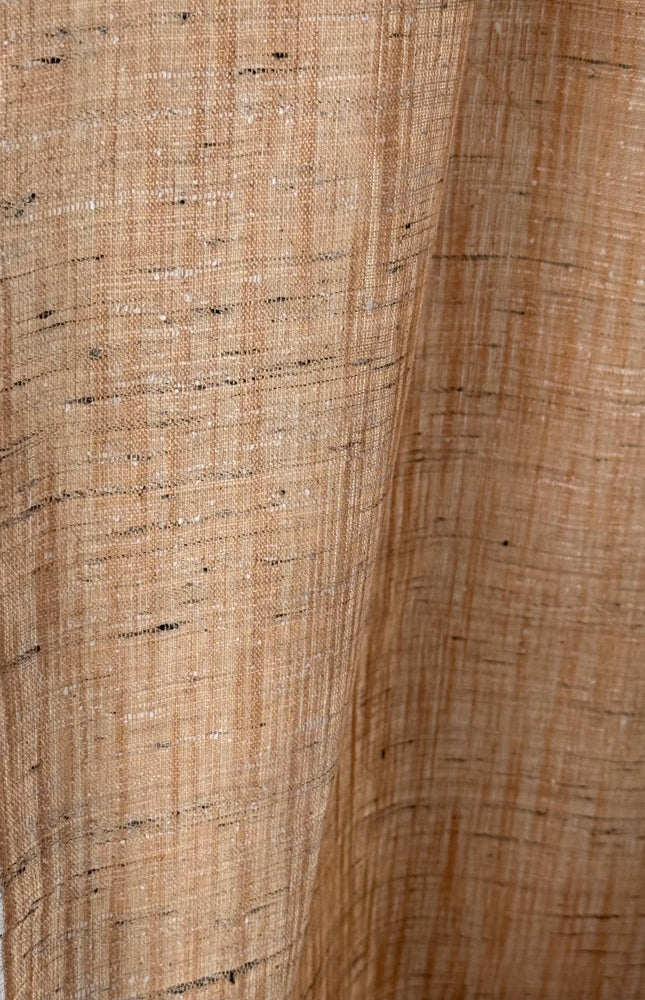 Handwoven Undyed Ponduru Brown Cotton Fabric | 45" Wide | 140 GSM