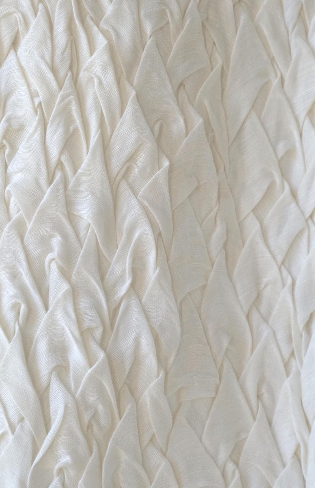 Hand-Tufted Mulberry Silk Fabric, 200 GSM, 22" Wide