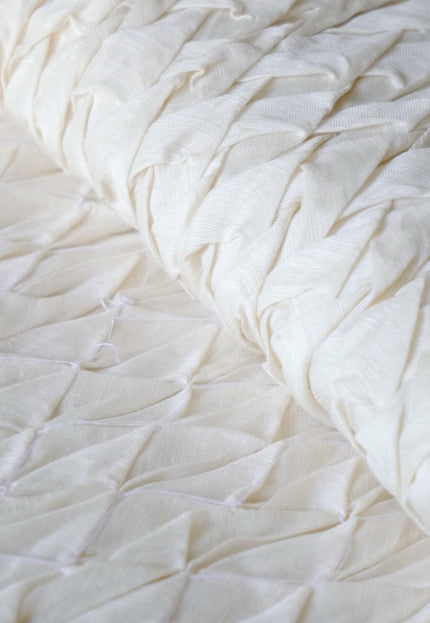 Hand-Tufted Mulberry Silk Fabric, 200 GSM, 22" Wide