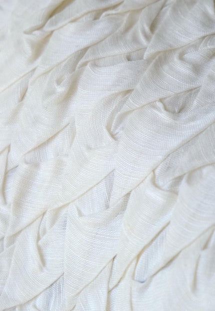 Hand-Tufted Mulberry Silk Fabric, 200 GSM, 22" Wide