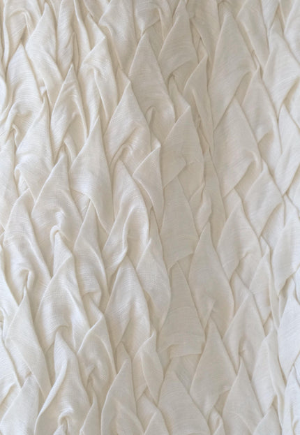 Hand-Tufted Mulberry Silk Fabric, 200 GSM, 22" Wide