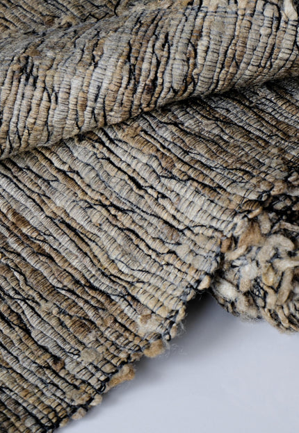 Handwoven Wild Silk Fabric by the Yard | Forest-Foraged Cocoons | 44” Wide | 480 GSM