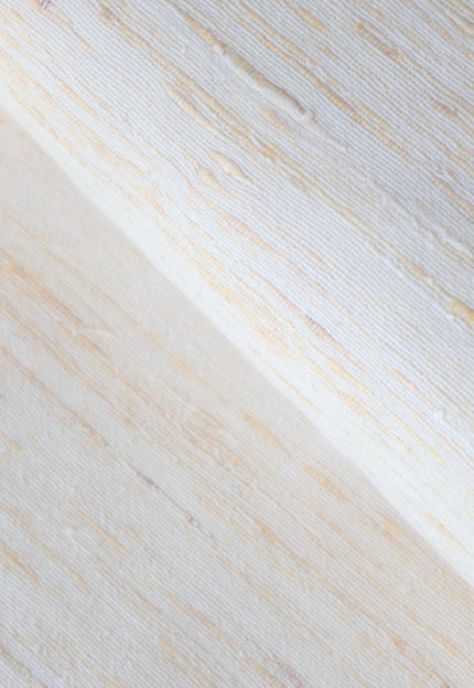 Handwoven Eri Silk Fabric by the Yard | Natural Ivory Peace Silk | 44” Wide | 240 GSM