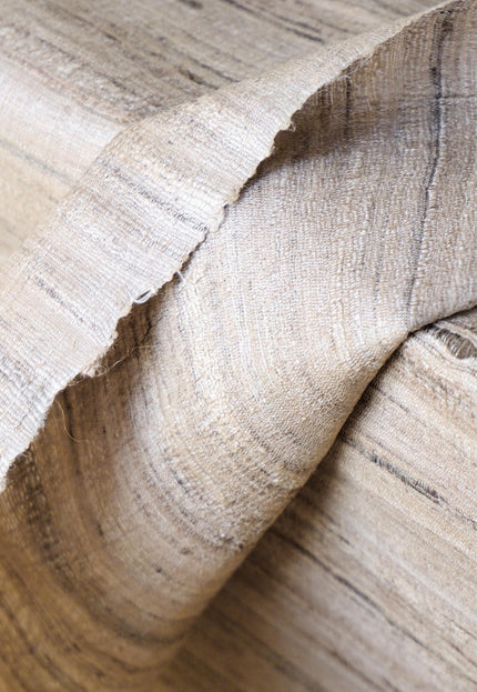 Handwoven Tussar Silk Fabric by the Yard | 44” Wide | 210 GSM