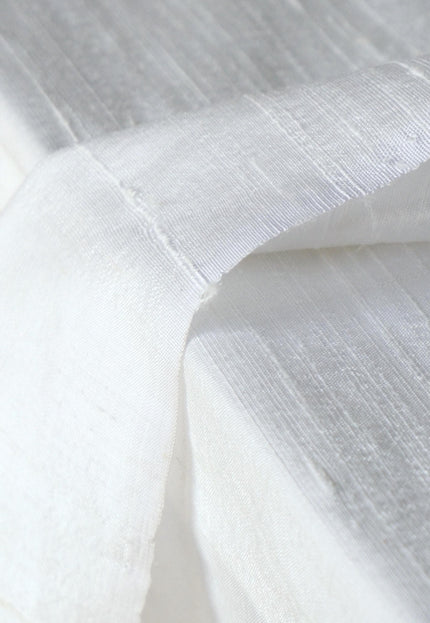 Raw Mulberry Dupion Silk Fabric | 44” Wide | 210 GSM | 26 Momme Silk