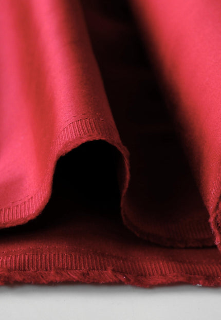 Pure Tencel™ Maroon Suiting Fabric by the yard, 56 inches wide, 245 GSM