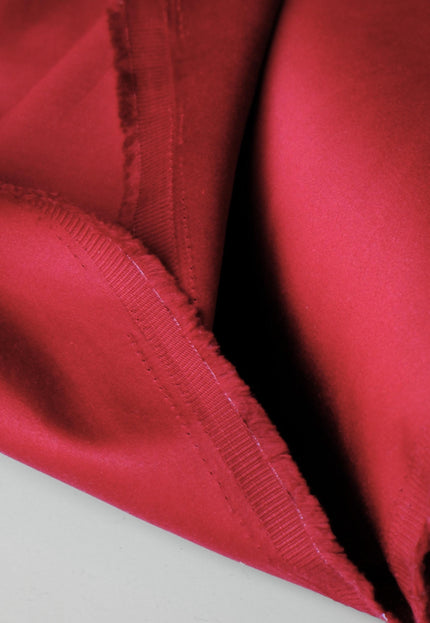 Pure Tencel™ Maroon Suiting Fabric by the yard, 56 inches wide, 245 GSM