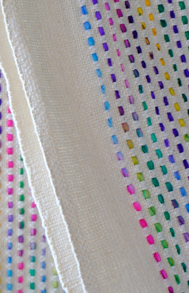 Rainbow Cotton-Wool Jacquard Fabric, 40" Wide, 630 GSM