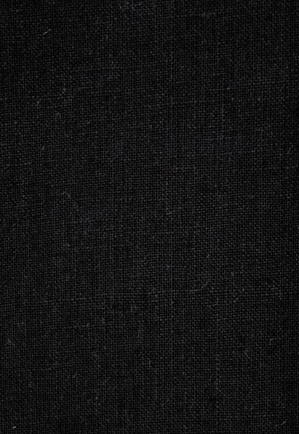 Black Pure Linen Fabric, 58 inches wide, 238 GSM, 25s lea - By the Yard