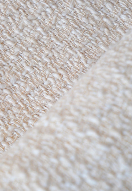 Textured Wool-Cotton Blend Loop-Over Weave Fabric | 300 GSM | 46” Wide