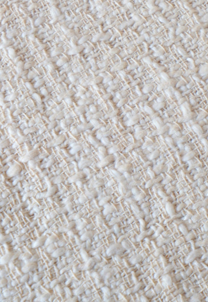 Textured Wool-Cotton Blend Loop-Over Weave Fabric | 300 GSM | 46” Wide