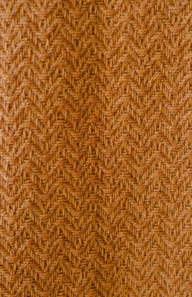Handwoven Wool - Cotton Double Herringbone Fabric, 300 GSM, 46" Wide