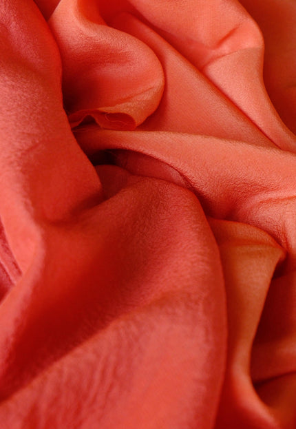 Raw Mulberry Crepe Silk Fabric by the Yard - 19-20 Momme, 44” Wide, 85 GSM