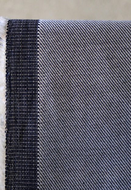 Tencel™ - Linen Denim Fabric, Navy Blue, 125 GSM Lightweight Twill, 54" inches wide