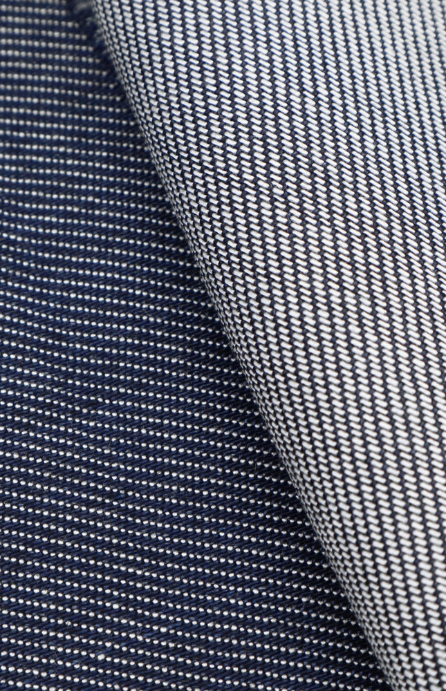 Tencel™ - Linen Denim Fabric, Navy Blue, 125 GSM Lightweight Twill, 54" inches wide