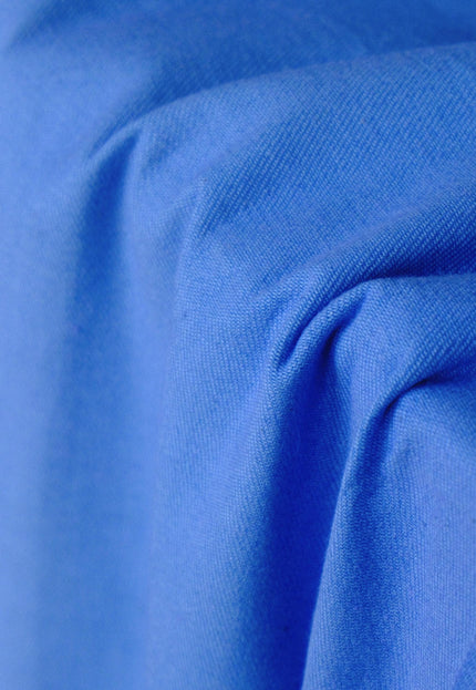Powder Blue Cotton Drill Fabric by the Yard, 250 GSM Twill, 56" inches wide