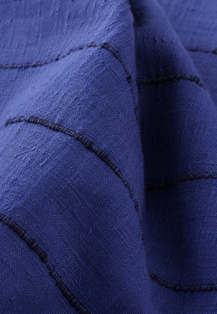Handwoven Peace Tussar Noil Striped Silk | 44” Wide | ~ 200 GSM