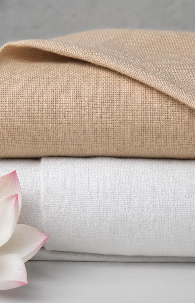 Handwoven Lotus Silk Fabric, 44" wide, Made in India, 250 GSM