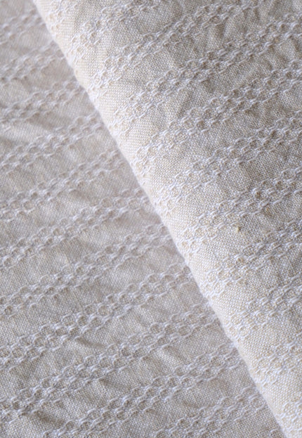 Hemp Dobby Fabric by the yard, 50" wide, 250 GSM