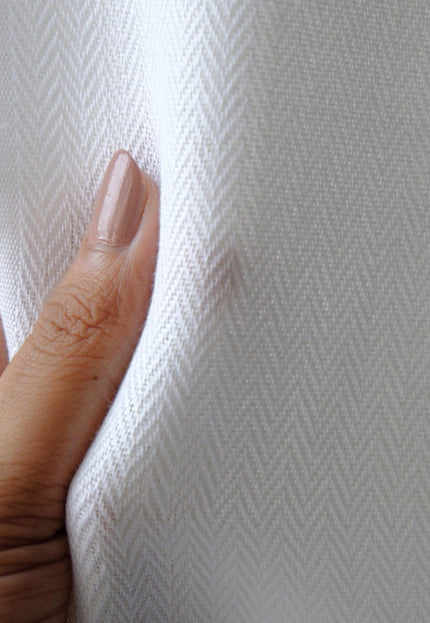 Alpaca  Wool Herringbone Fabric, 120 GSM, 53” Wide