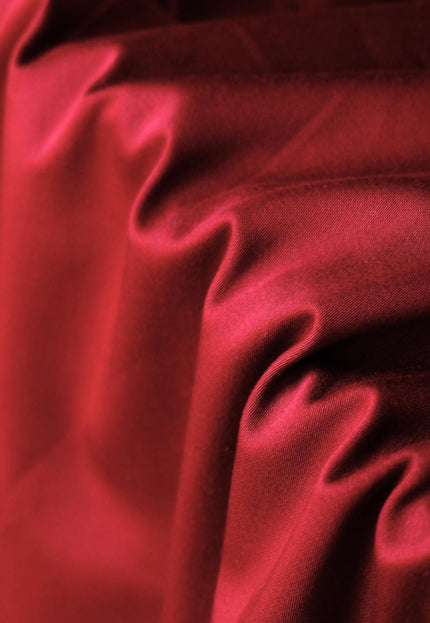 Pure Tencel™ Maroon Suiting Fabric by the yard, 56 inches wide, 245 GSM