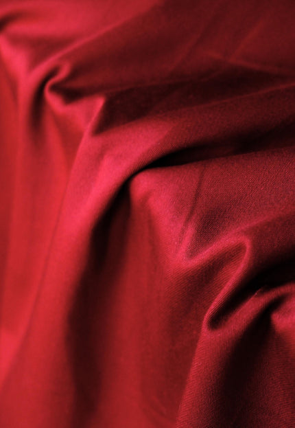 Pure Tencel™ Maroon Suiting Fabric by the yard, 56 inches wide, 245 GSM