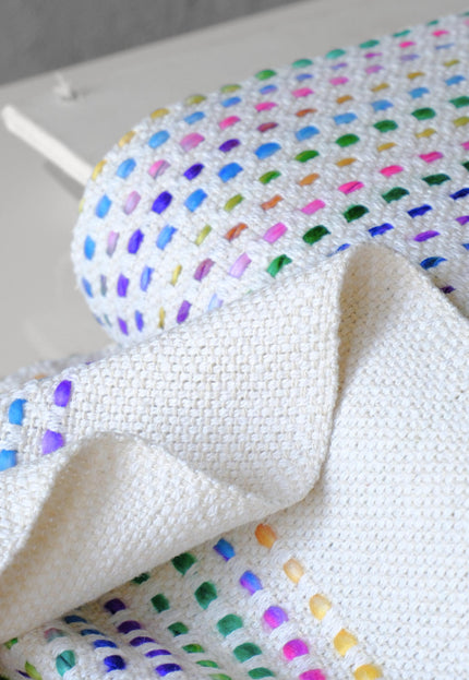 Rainbow Cotton-Wool Jacquard Fabric, 40" Wide, 630 GSM