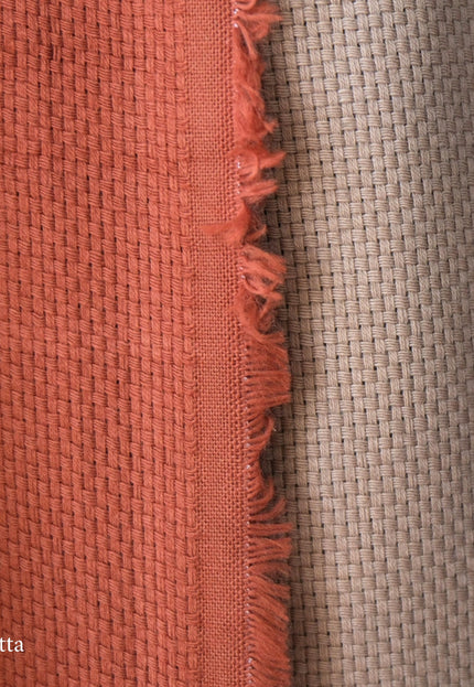 Cotton–Wool Hopsack Weave Fabric | 54″ Wide, 130 GSM