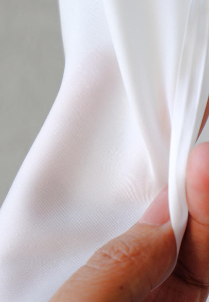Vegan Bamboo Silk Fabric by the Yard - Smooth Silky Drape, 44” Wide | 135 GSM