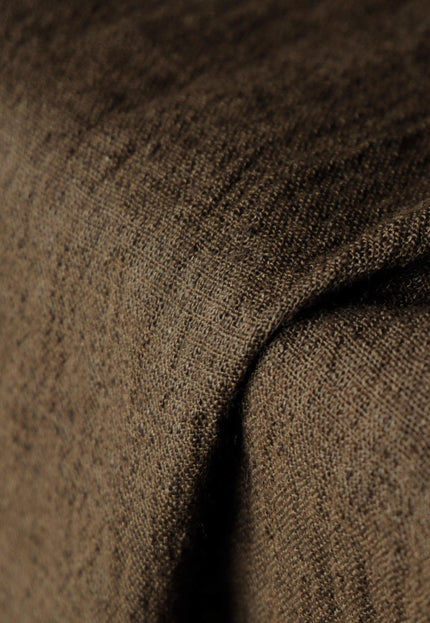 Linen-Merino Wool Spandex Stretch Fabric, 38" Wide, 260 GSM (2-Way Stretch)