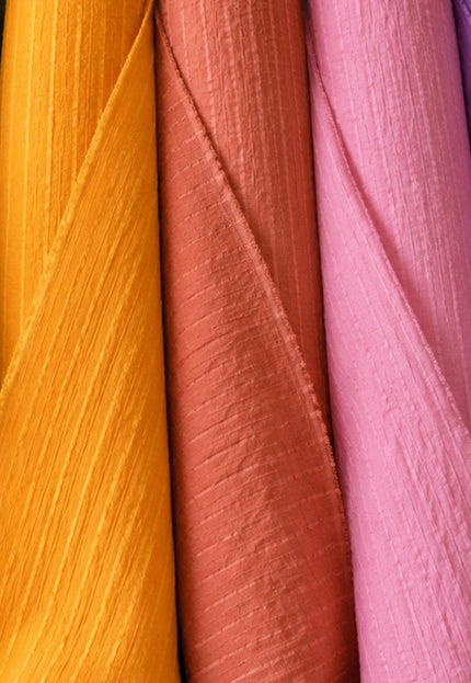 Double-Cloth Seersucker Pure Cotton Fabric, 58" Wide, 122 GSM