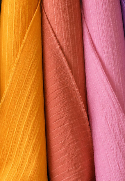 Double-Cloth Seersucker Pure Cotton Fabric, 58" Wide, 122 GSM