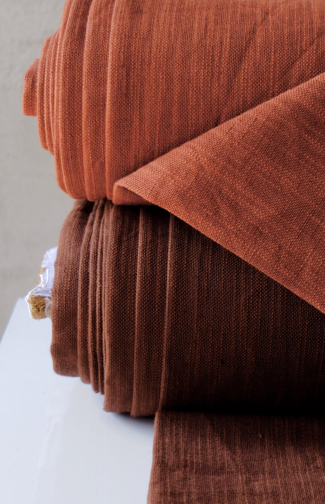 Handwoven Stinging Nettle Fabric: Plant-Dyed Textile, 50" Wide, 320 GSM