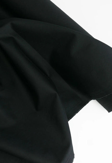 Cotton Poplin Fabric | White, Navy & Black | 58″ Wide, 180 GSM