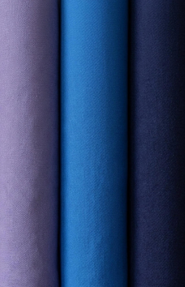Mid-weight Cotton Twill Fabric, 58" Wide, 240 GSM
