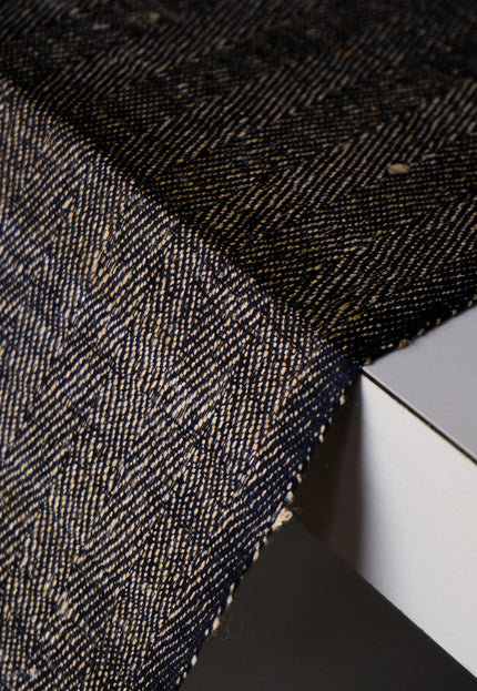 Reversible Handwoven Tussar Silk Fabric, 220 GSM Wild Silk, 44” Wide