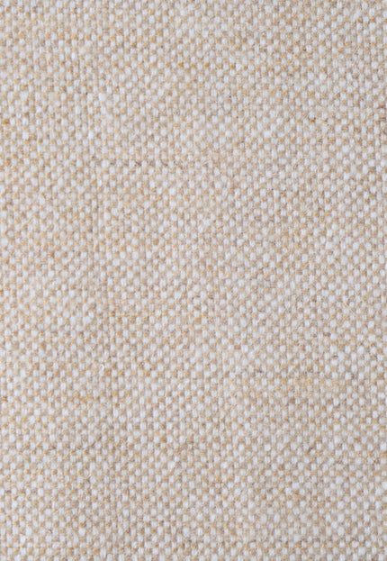 Yak Wool Tweed Fabric by the yard: Beige, 58" Wide, 353 GSM