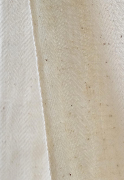 Handwoven Kala Cotton Herringbone Fabric | 45" Wide | 215 GSM