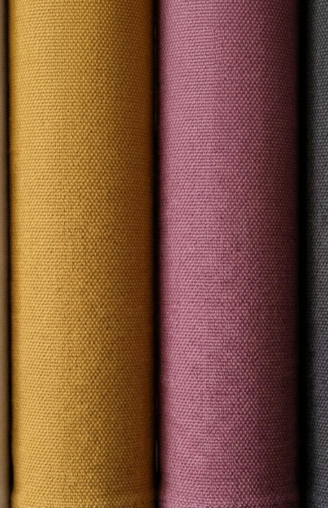 Softened Duck Canvas Fabric, 250 GSM Mid-Weight Cotton Canvas, 56” Wide