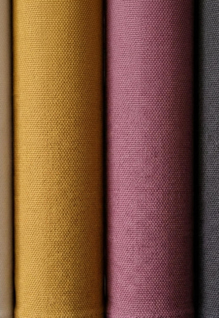 Softened Duck Canvas Fabric, 250 GSM Mid-Weight Cotton Canvas, 56” Wide