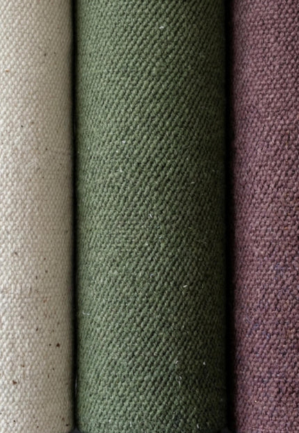 Handwoven Hmong Hemp Twill Fabric, 450 GSM, 30" Wide