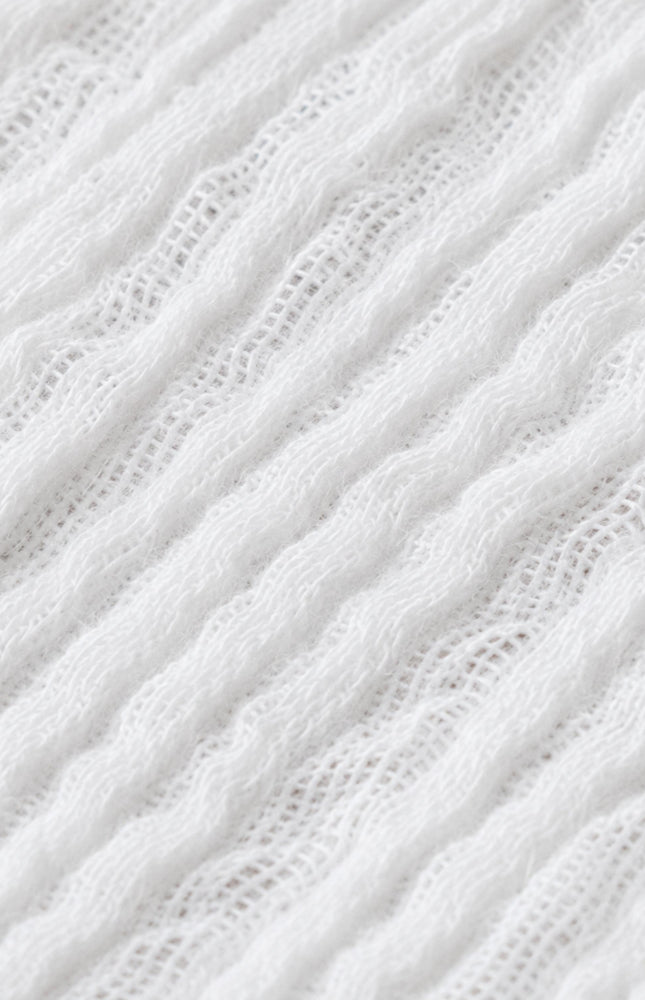 Bengal Handwoven Cotton Seersucker-Inspired Fabric, 45" Wide, 92 GSM