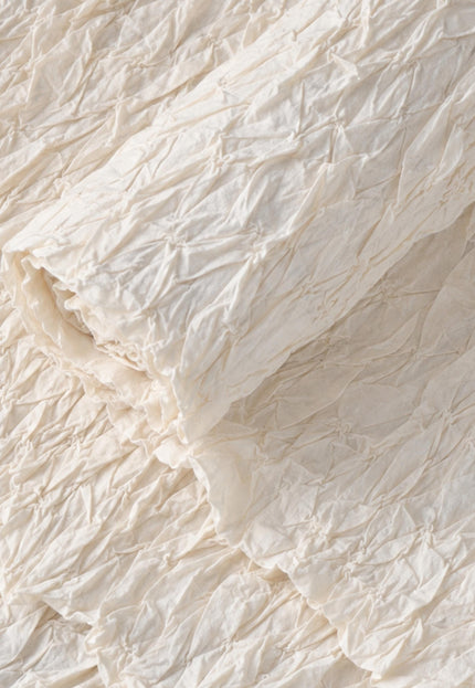 Textured Tufted Cotton Fabric, Manually Stitched | 18" Wide | 200 GSM