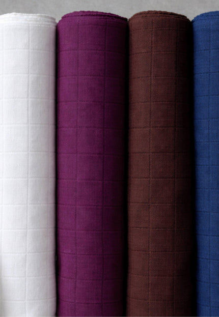 Muslin Double Weave Cotton Fabric - 55" Wide · 123 GSM