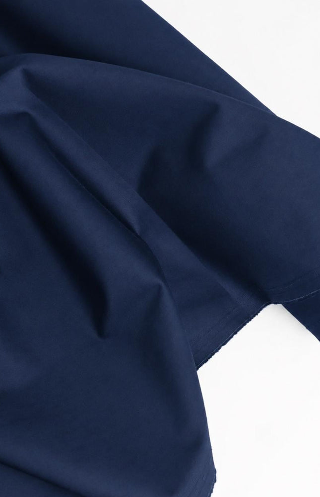 Cotton Poplin Fabric | White, Navy & Black | 58″ Wide, 180 GSM