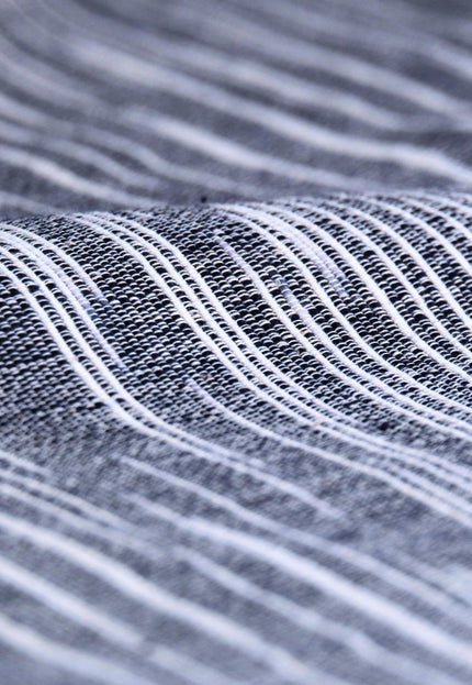 Indigo Handwoven Kasuri Fabric, 45" Wide, 300 GSM