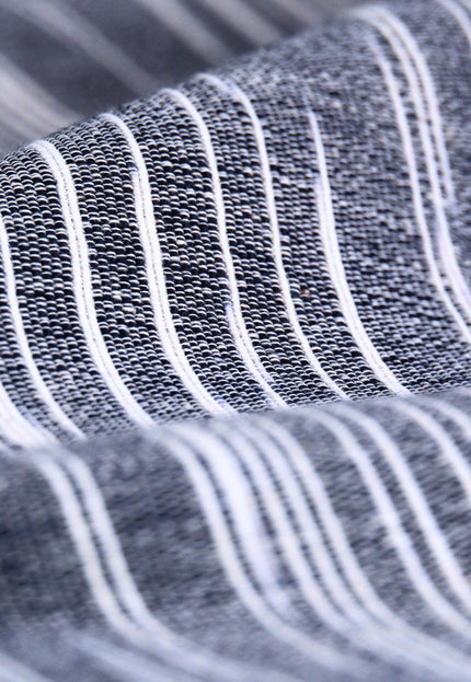 Indigo Handwoven Kasuri Fabric, 45" Wide, 300 GSM