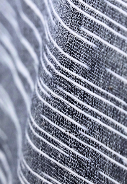 Indigo Handwoven Kasuri Fabric, 45" Wide, 300 GSM