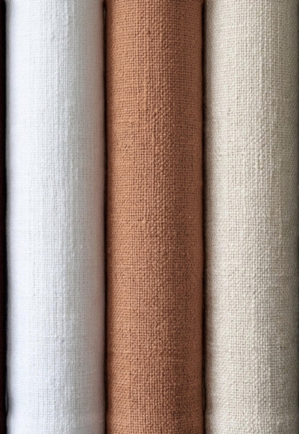 Handwoven Wool-Cotton Blend Slub Fabric | 270 GSM | 50” Wide